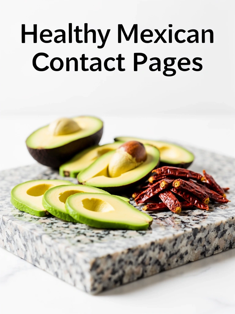 Ingredientes frescos mexicanos en superficie de piedra